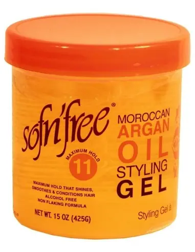 Sofn free Max Hold With Moroccan Argan Oil Styling Gel 425ml OfSt-13578 Sofn Free Strong Gel €6.90 €5.56