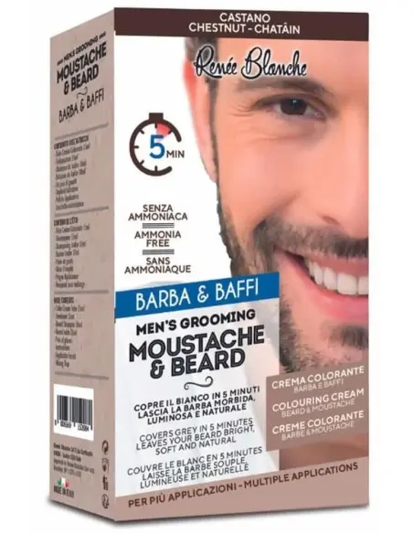 Beard and Moustache Dye Brown Renee Blanche 13594 Renee Blanche Beard Dye €9.90 €7.98