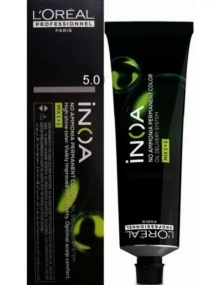 Hair Dye Inoa 5.0 New L'Oreal Professionnel 60ml 13609 L'Oreal Professionnel Pro Hair Dye Inoa HairDye €11.90 €9.60