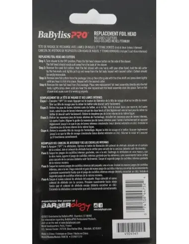 Babyliss Pro FXRF2GSE Διπλό Κοπτικό Για Shaver FXFS2GSE Μαύρο OfSt-13621 Babyliss Pro