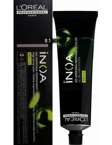 Hair Dye Inoa 8.1 New L'Oreal Professionnel 60ml 13634 L'Oreal Professionnel Pro Hair Dye Inoa HairDye €11.90 €9.60