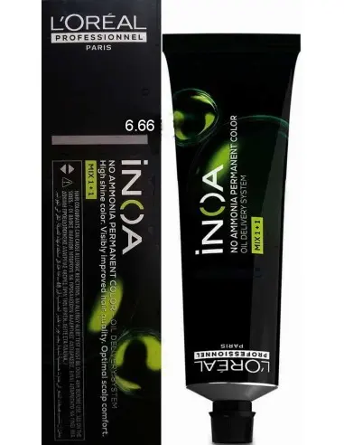 Hair Dye Inoa 6.66 New L'Oreal Professionnel 60ml 13631 L'Oreal Professionnel Pro Hair Dye Inoa HairDye €11.90 €9.60