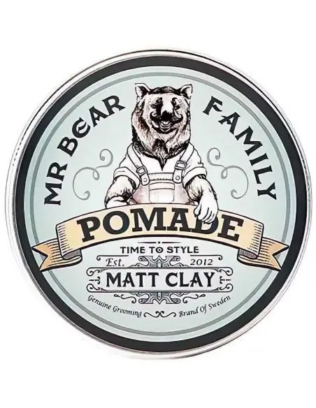 Mr Bear Family Pomade Matt Clay 30gr 13652 Mr Bear Family Medium Clay €9.50 €7.66