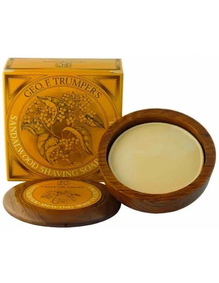 Shaving Soap Sandalwood Wooden Bowl Geo. F. Trumper 80gr 1233 Geo F Trumper Traditional Shaving Soaps €22.00 €17.74