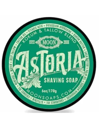 Shaving Soap Astoria Mentholated Moon Soaps 170gr 13697 Moon Soaps Shaving Soaps €23.00 €18.55