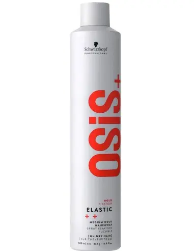 Medium Hold Hairspray Osis+ Elastic Hold Fixation Schwarzkopf 500ml 13705 Schwarzkopf Professional