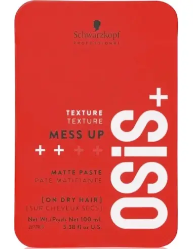 Matte Paste Mess Up Texture Medium Hold Schwarzkopf 100ml 13706 Schwarzkopf Professional Paste €12.90 product_reduction_perce...