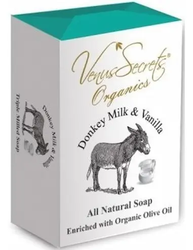 Venus Secrets Donkey Milk & Vanilla Soap 150gr Base-4269 Venus Secrets Base €3.65 €2.94