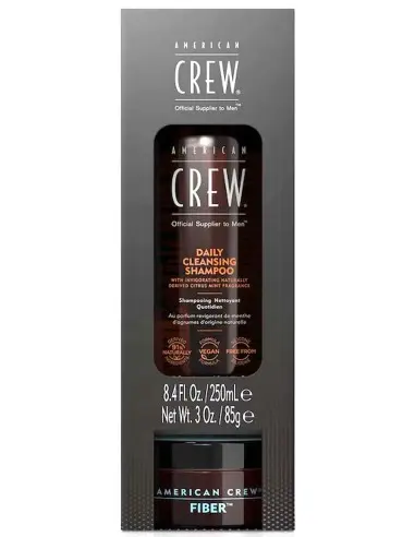 Daily Cleansing Shampoo And Fiber Pomade Gift Set American Crew OfSt-13728 American Crew Special Offers €20.70 product_reduct...