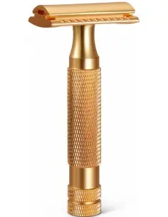 Safety Razor DE Closed Comb 3 Pieces Dick Johnson Aiguise Gold OfSt-13747 Dick Johnson Closed Comb Safety Razors €28.00 produ...