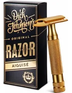 Safety Razor DE Closed Comb 3 Pieces Dick Johnson Aiguise Gold OfSt-13747 Dick Johnson Closed Comb Safety Razors €28.00 produ... 2