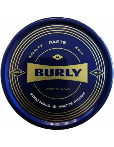 Πάστα Μαλλιών με Δυνατό Κράτημα Matte Finish Burly 100ml Disc-11647 Burly