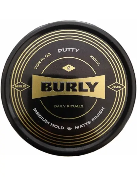 Hair Putty Medium Hold Matte Finish Burly 100ml Disc-13750 Burly Medium Pastes €22.00 €17.74