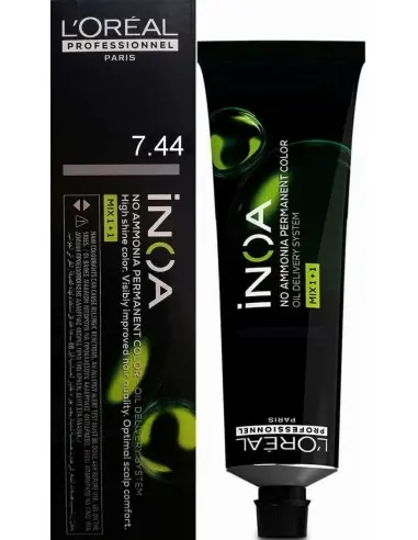 L'Oreal Professionnel New Inoa 7.44 Dark Blonde Copper 60ml 13761 L'Oreal Professionnel Pro Hair Dye Inoa HairDye €11.90 €9.60