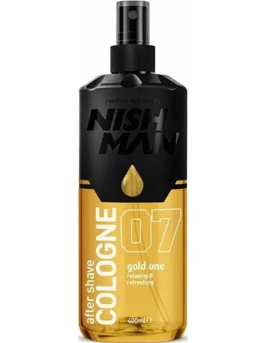 Aftershave Cologne Gold One No.07 Nishman 400ml OfSt-13783 Nishman Eau de Cologne - Aftershaves €11.00 €8.87