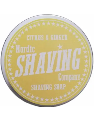 Shaving Soap Citrus & Ginger Nordic Shaving Company 80gr 13811 Nordic Shaving Company Traditional Shaving Soaps €15.90 €12.82