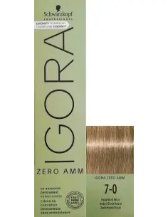 Βαφή Μαλλιών Χωρίς Αμμωνία Schwarzkopf Professional 7-0 Μεσαίο Ξανθό 60ml 13870 Schwarzkopf Pro Hair Dye