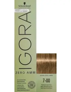 Permanent Hair Dye Igora Zero Ammonia Schwarzkopf Professional 7-00 Extra Medium Blonde 60ml 13875 Schwarzkopf Pro Hair Dye S...
