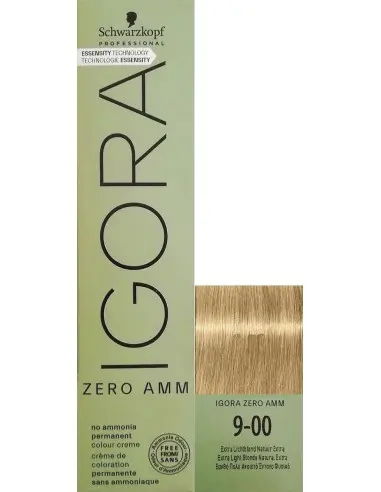 Permanent Hair Dye Igora Zero Ammonia Schwarzkopf Professional 9-00 Extra Light Blonde 60ml 13876 Schwarzkopf Pro Hair Dye Sc...