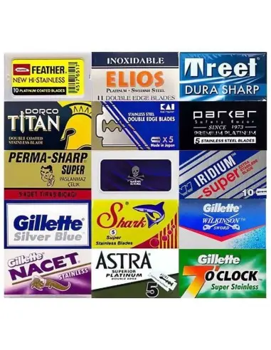 30 Top Quality Sample Pack Traditional Double Edge Razor Blades OfSt-10635 Razor blades Packs €9.90 €7.98