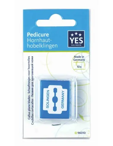 Blades for Callus YES 96010 Becker Solingen 10 pieces 13986 Becker Solingen Pedicure Blades €1.90 €1.53