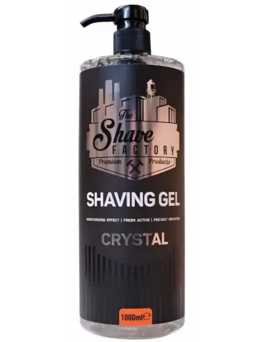 Διάφανο Τζέλ Ξυρίσματος Crystal The Shave Factory 1000ml 13994 Shave Factory