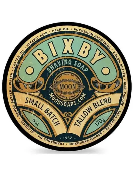 Σαπούνι ξυρίσματος Bixby Small Batch Tallow Blend 170gr 14069 Moon Soaps