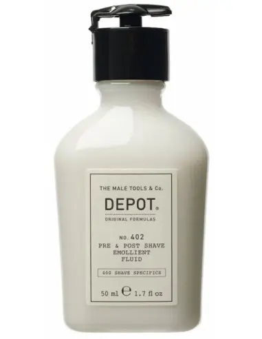 Pre & Post Shave Emollient Fluid No402 Depot 50ml 14154 Depot - The Male Tools & Co.