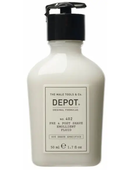 Pre & Post Shave Emollient Fluid No402 Depot 50ml 14973 Depot - The Male Tools & Co.