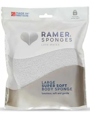 Body Sponge Invigorating Ramer Large White 14185 Ramer Sponges Bath Accessories €6.80 €5.48