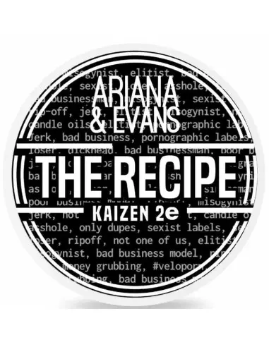 Shaving Soap The Recipe K2E Ariana & Evans 118ml OfSt-14205 Ariana & Evans Artisan Shaving Soap €23.00 €18.55