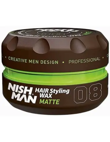 Styling Wax Matte 08 Nishman 150ml 14311 Nishman Wax €7.60 €6.13