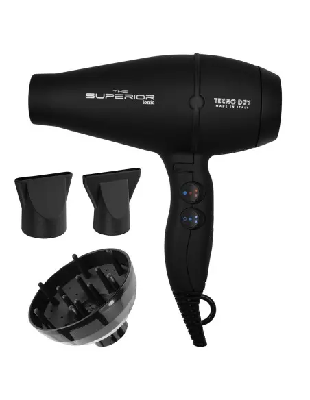 Tecno Dry Hair Dryer The Superior Black Ultra Ionic Line 2650w Base-ZA-14315 Tecno Dry Professional Hair Dryers €99.90 €80.56