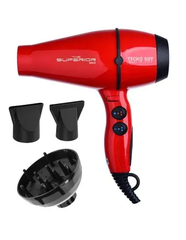 Tecno Dry Hair Dryer The Superior Red Ultra Ionic Line 2650w 14317 Tecno Dry Hair Dryers €99.90 €80.56