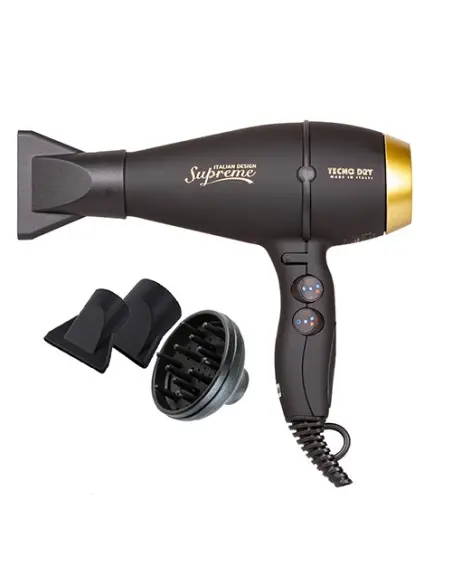 Tecno Dry Hair Dryer Supreme Black Luxury Line 2500w Base-ZA-14322 Tecno Dry Professional Hair Dryers €99.90 €80.56
