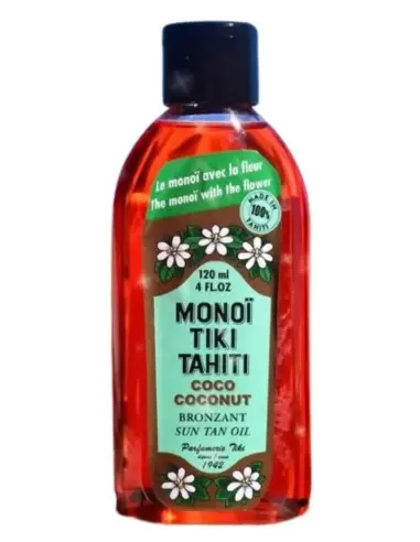 Monoi Tiki Tahiti Coco Coconut Sun tan Oil SPF3 120ml 14324 Monoi Tiki Tahiti