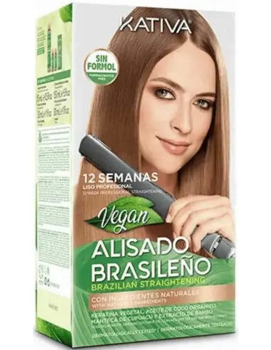 Vegan Kativa Brazilian Straightening Kit OfSt-14336 Kativa Keratin Treatment €14.40 product_reduction_percent€11.61