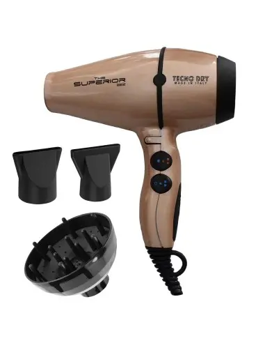 Tecno Dry Hair Dryer The Superior Champagne Ultra Ionic Line 2650w 14316 Tecno Dry Hair Dryers €99.90 €80.57