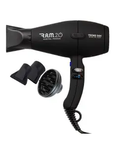 Tecno Dry Πιστολάκι Μαλλιών Ram 2.0 Black Brushless Line 2500w Base-ZA-14321 Tecno Dry