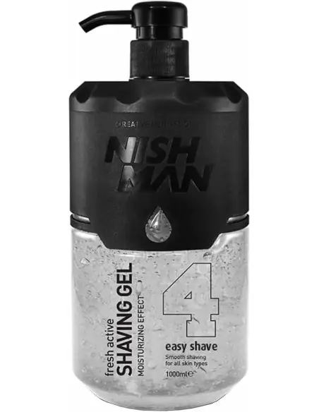 Shaving Gel Easy Shave Clear 4 Nishman Fresh Active 1000ml 14392 Nishman Shaving Gels €14.90 €12.02