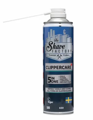 Clippercare Plus Spray The Shave Factory 500ml 13482 Shave Factory