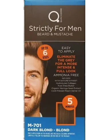 Beard Dye Strictly For Men M701 Dark Blonde Qure 50ml 14395 Qure International Beard Dye €11.90 product_reduction_percent€9.60