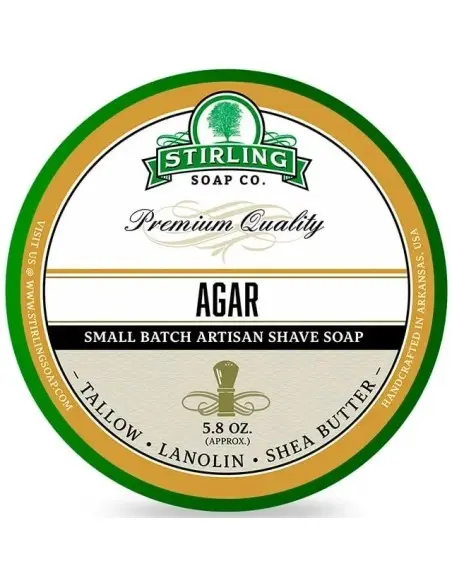 Shaving Soap Agar Stirling 170ml OfSt-14422 Stirling Artisan Shaving Soap €19.00 €15.32