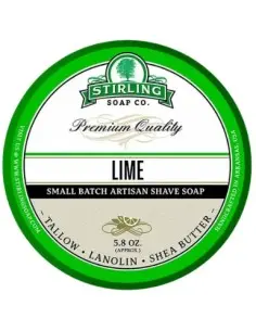 Shaving Soap Lime Stirling 170ml 14431 Stirling Artisan Shaving Soap €19.00 €15.32