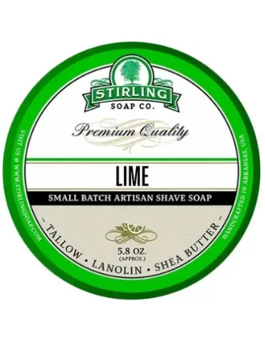 Shaving Soap Lime Stirling 170ml 14431 Stirling Artisan Shaving Soap €19.00 €15.32