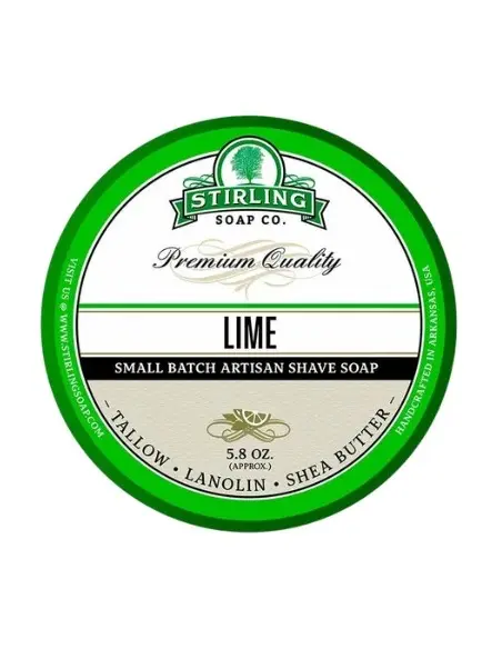 Shaving Soap Lime Stirling 170ml 14431 Stirling Artisan Shaving Soap €19.00 €15.32 Shaving Soap Lime Stirling 170ml 14431 Stirling Artisan Shaving Soap €19.00 €15.32