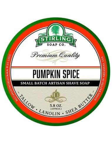 Shaving Soap Pumkin Spice Stirling 170ml 14434 Stirling Artisan Shaving Soap €19.00 €15.32