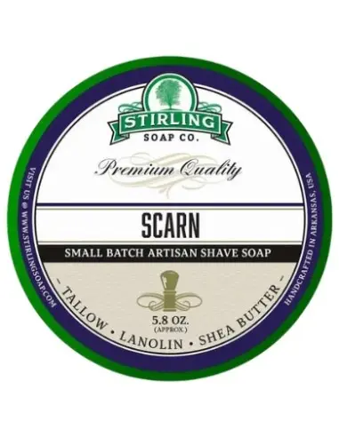 Shaving Soap Scarn Stirling 170ml 14435 Stirling Artisan Shaving Soap €19.00 €15.32