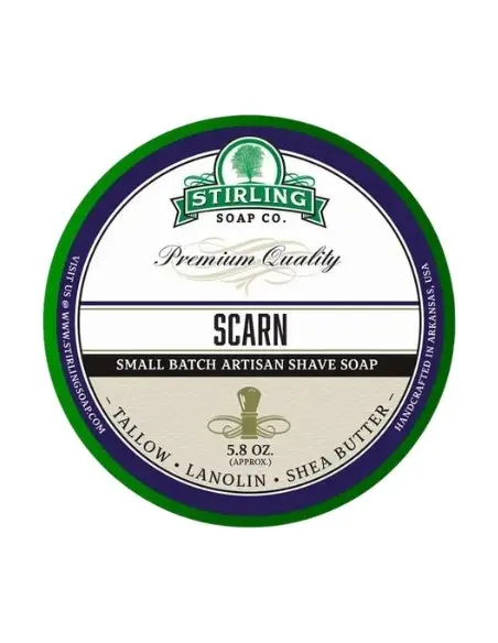 Shaving Soap Scarn Stirling 170ml OfSt-14435 Stirling Artisan Shaving Soap €19.00 €15.32