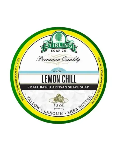 Shaving Soap Lemon Chill Stirling 170ml OfSt-14436 Stirling Artisan Shaving Soap €19.00 €15.32
